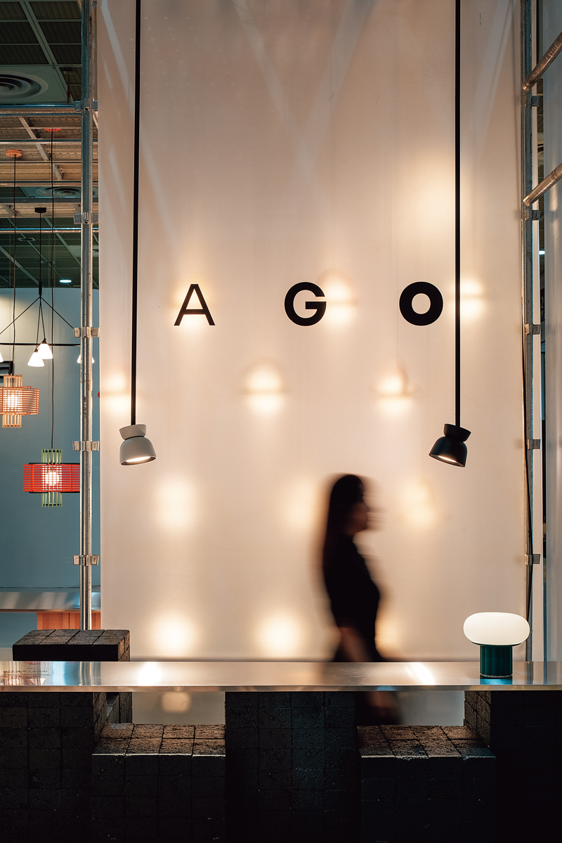 The AGO booth at the 2021 Seoul Living Design Fair