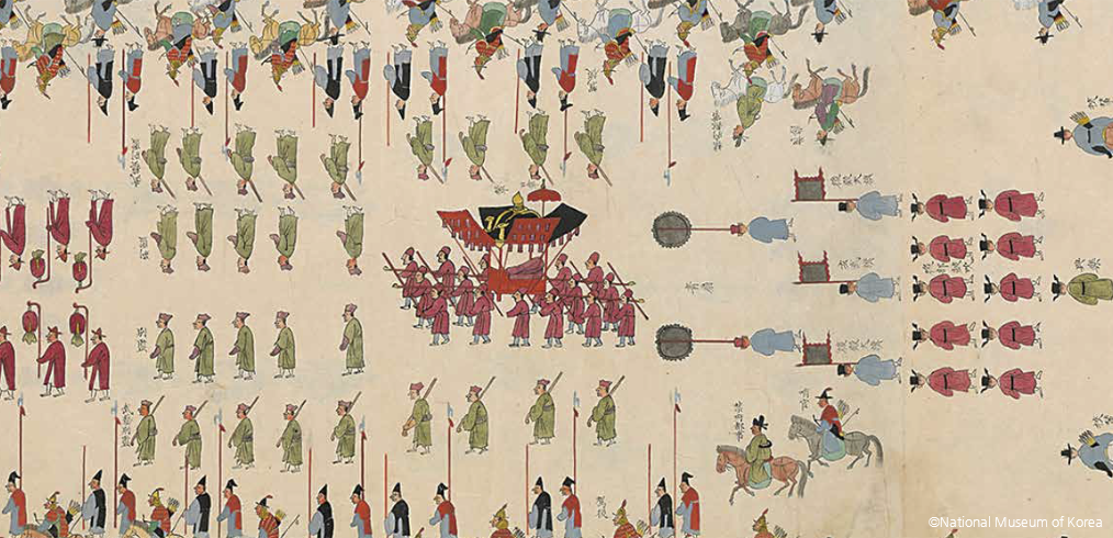 ⭐送料込み⭐朝鮮王朝 時代劇 6連屏風 両面 インテリア 冠婚葬祭